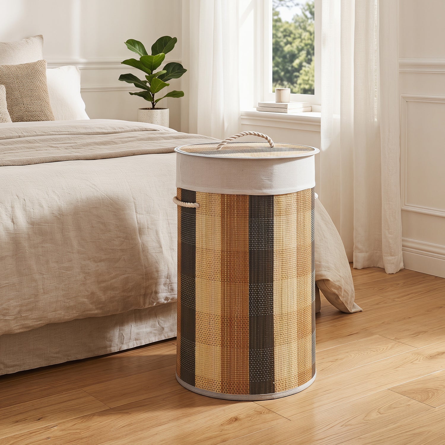 13.2 Gal Laundry Hamper with Removable and Machine-Washable Liner, Multicolor Laundry Baskets at Gallery Canada
