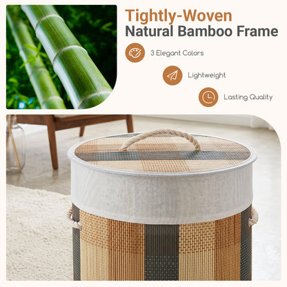 13.2 Gal Laundry Hamper with Removable and Machine-Washable Liner, Multicolor Laundry Baskets at Gallery Canada