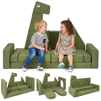 13 Pieces Modular Kids Play Couch for Inspiring Creativity Kids Chairs & Seating at Gallery Canada