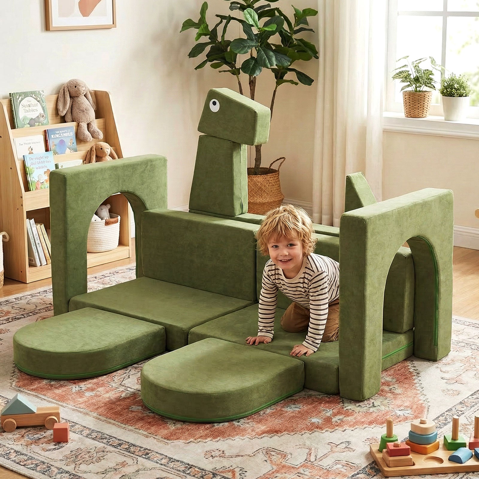 13 Pieces Modular Kids Play Couch for Inspiring Creativity Kids Chairs & Seating at Gallery Canada