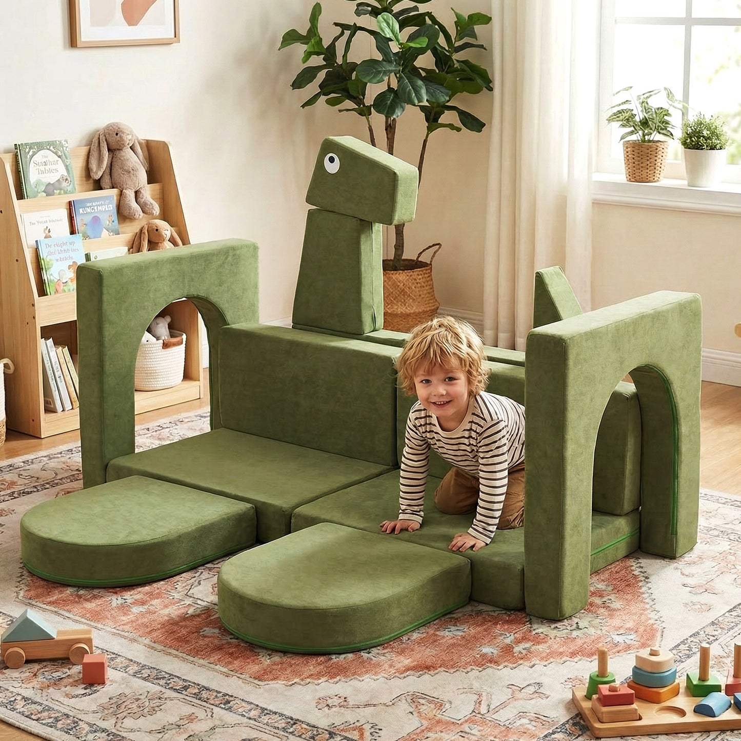13 Pieces Modular Kids Play Couch for Inspiring Creativity Kids Chairs & Seating at Gallery Canada