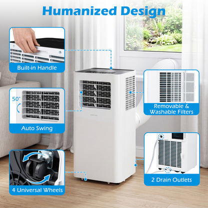 14000 BTU 3-in-1 Smart AC with Wi-Fi, White Air Coolers at Gallery Canada