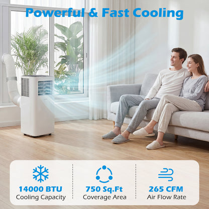 14000 BTU 3-in-1 Smart AC with Wi-Fi, White Air Coolers at Gallery Canada