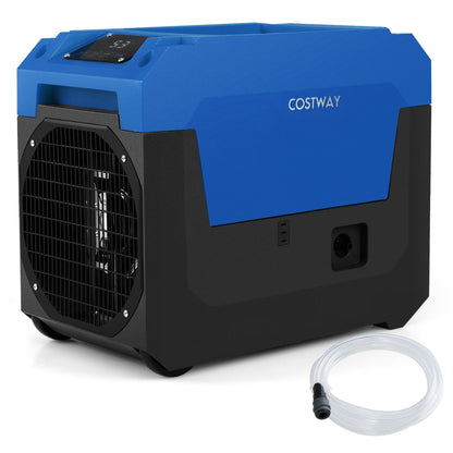 140 Pints Commercial Dehumidifier with Pump and Drain Hose, Blue Dehumidifiers at Gallery Canada