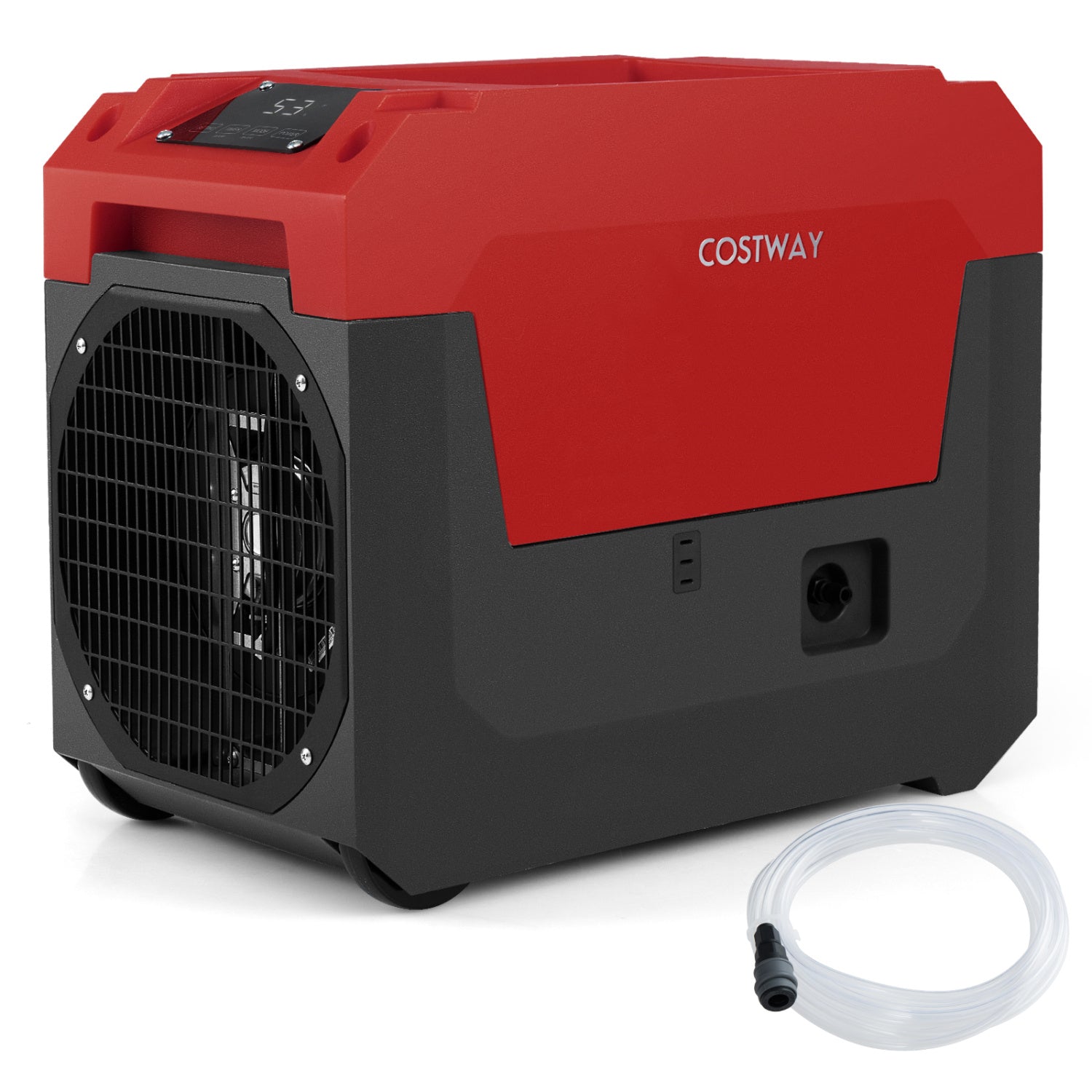 140 Pints Commercial Dehumidifier With Pump, Drain Hose, Red Dehumidifiers at Gallery Canada