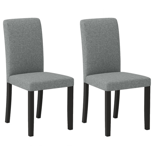 Dining Chair Set, 2 Mid-Century Modern Chairs, Gray Dining Chairs Gray at Gallery Canada