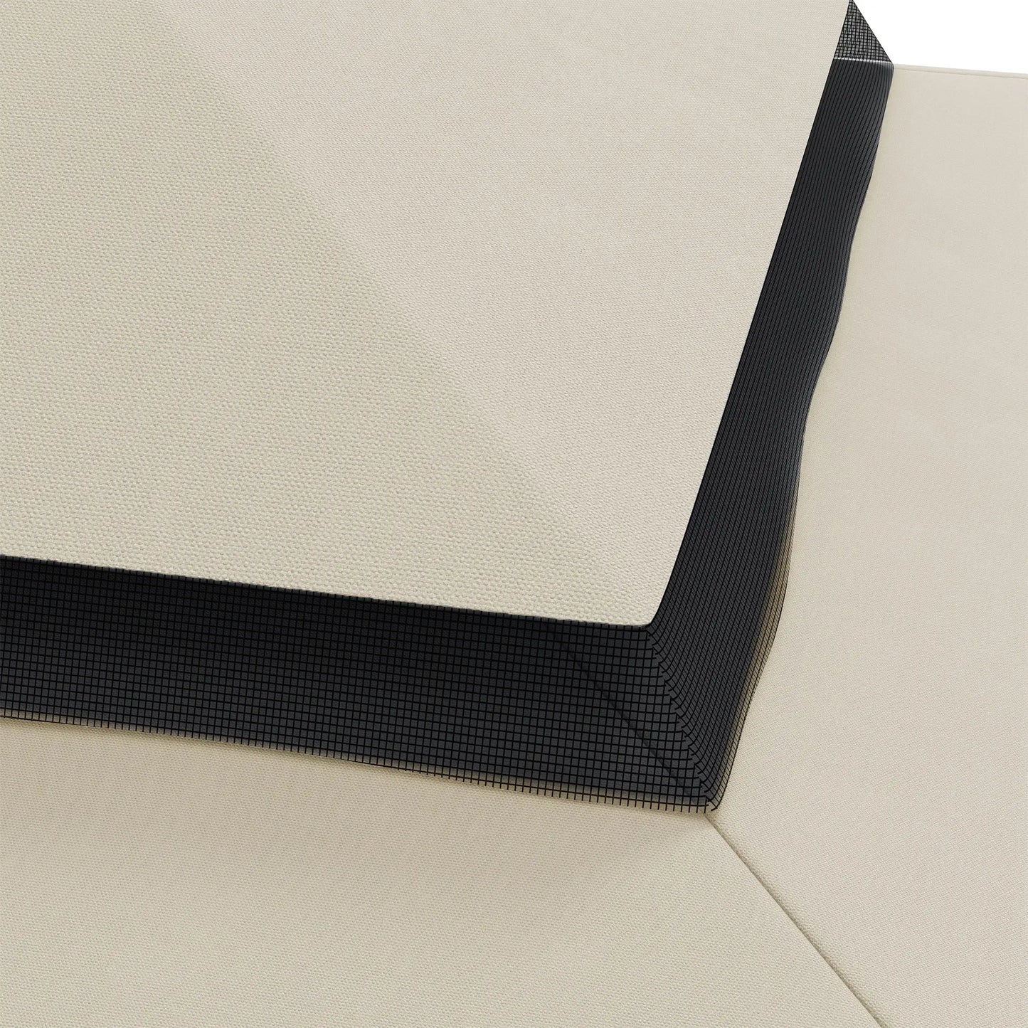 13' x 10' Gazebo Replacement Canopy, Double Vented Roof, Beige Gazebo Canopy Replacement at Gallery Canada