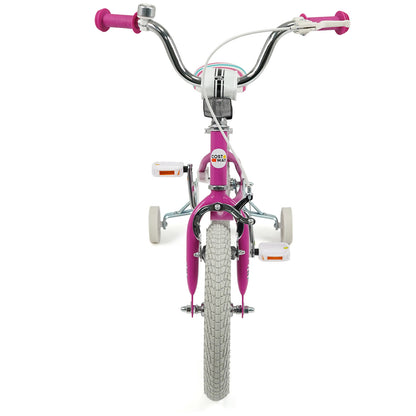 14 Inch Kids Bike for Aged 3-8 Years Old with Adjustable Handlebar Pink- Starlight Wave, Pink Kids Bike at Gallery Canada