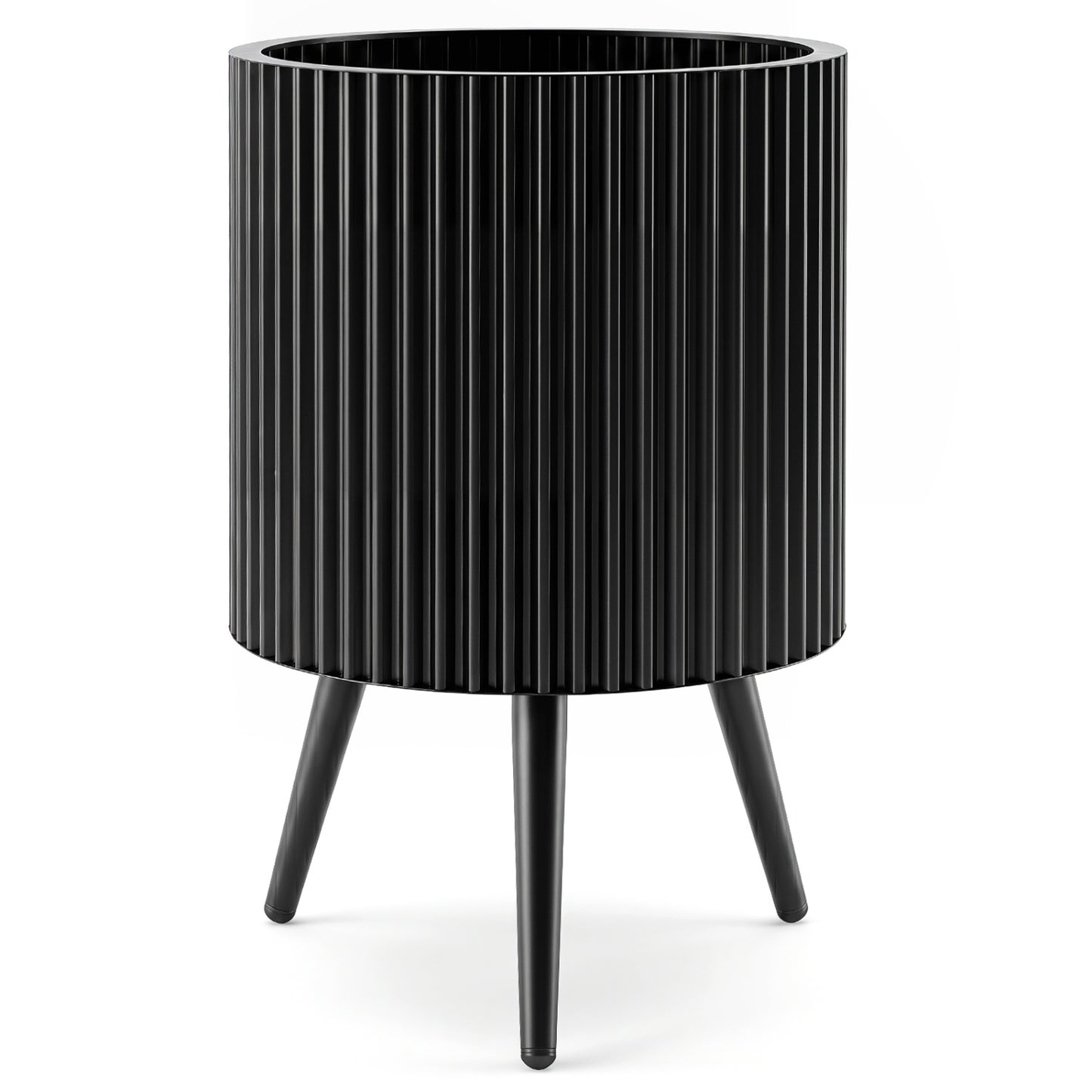 14 Inch Plant Pot With Stand, Tapered Legs