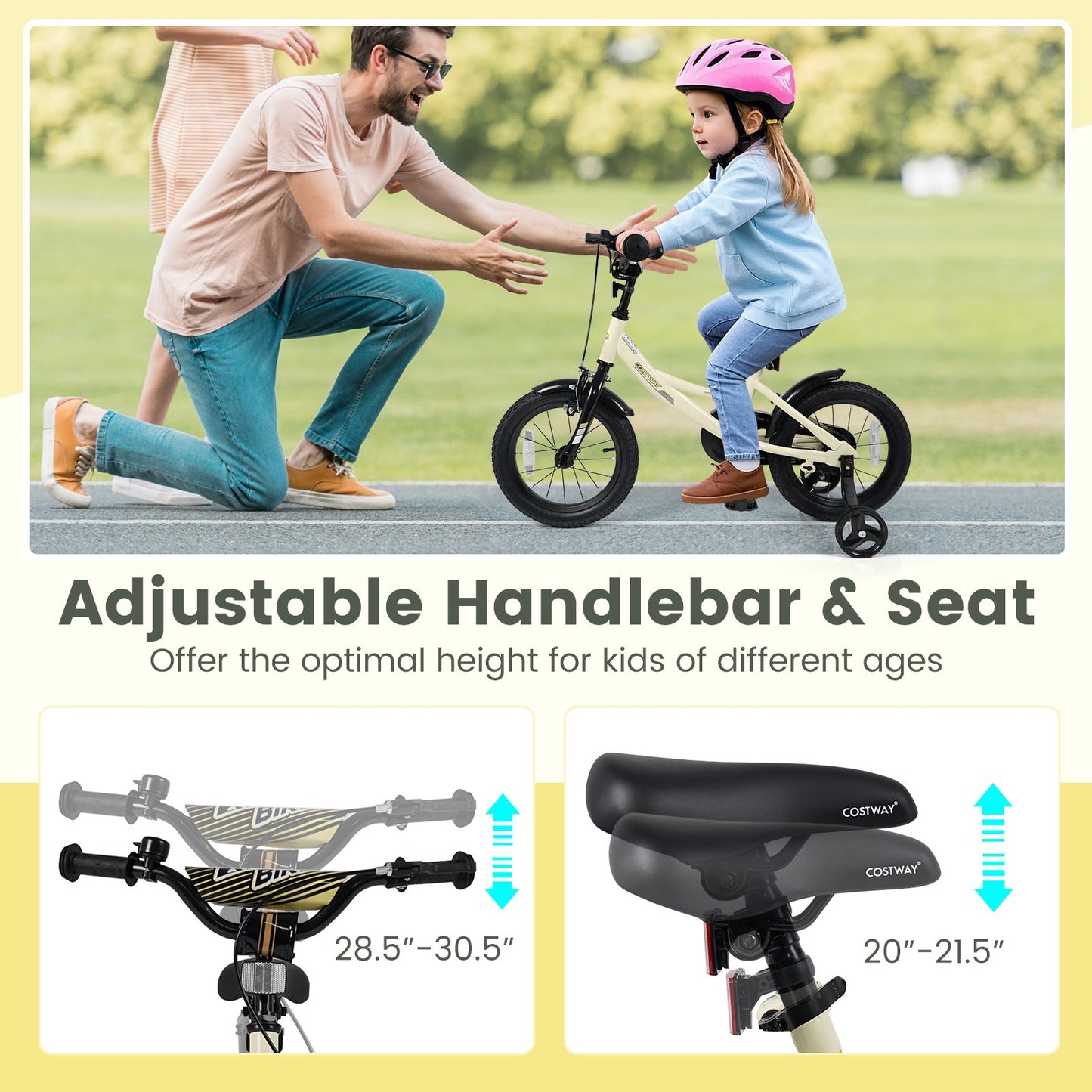 14 Inches Kids Bike Sport Bicycle with Removable Training Wheels Kids Bike at Gallery Canada