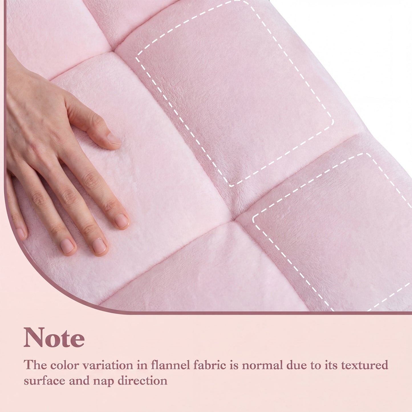 Adjustable Cushioned Floor Chair, 14-Position, Light Pink Floor Chairs at Gallery Canada