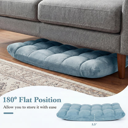 14-Position Adjustable Cushioned Floor Chair, Green Floor Chairs at Gallery Canada