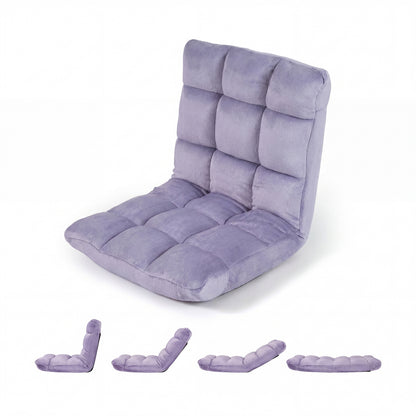 Adjustable Floor Chair, 14-Position, Light Purple Floor Chairs at Gallery Canada