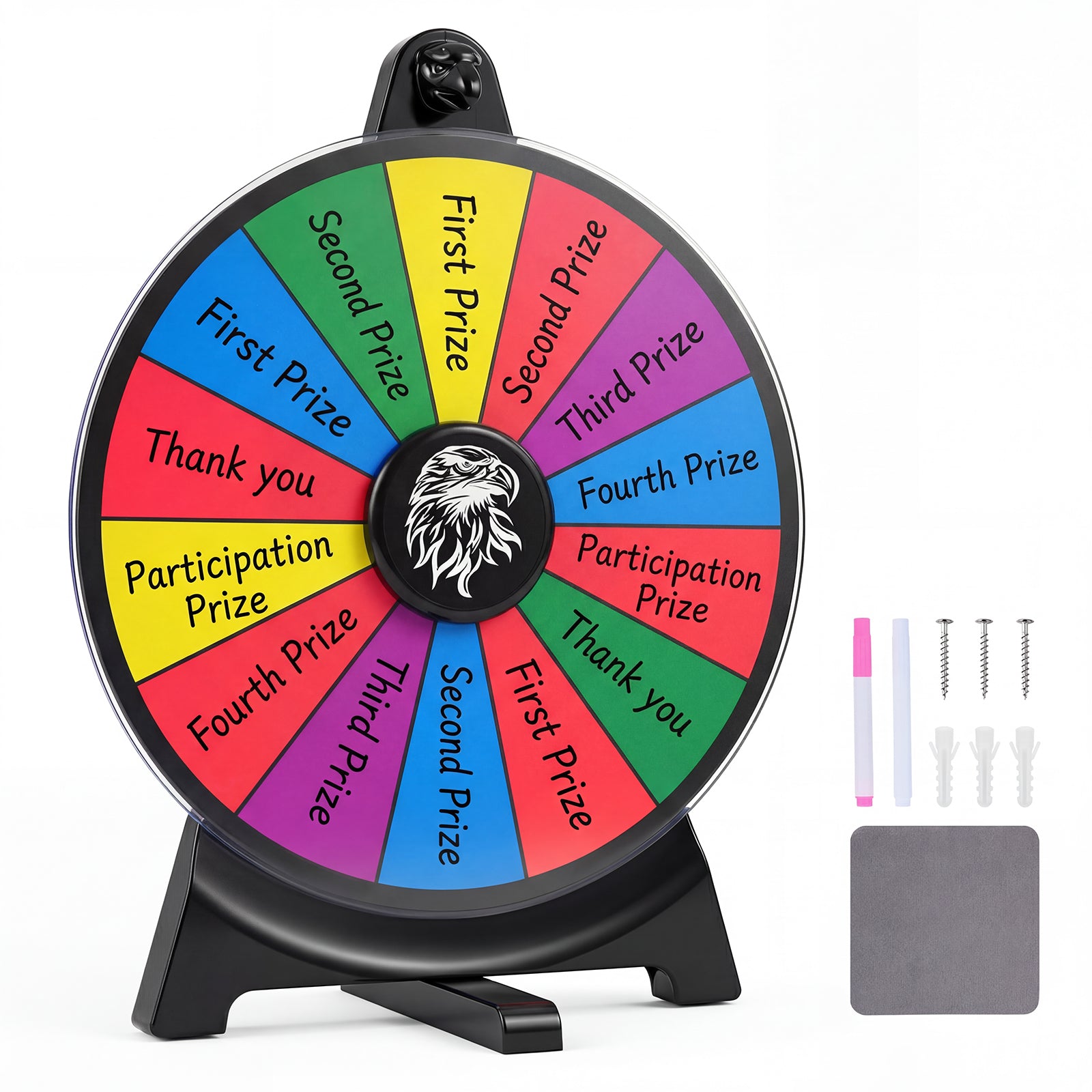 14 Slots Spin Wheel, Blackboard Marker, Multicolor Game Room Multicolor at Gallery Canada