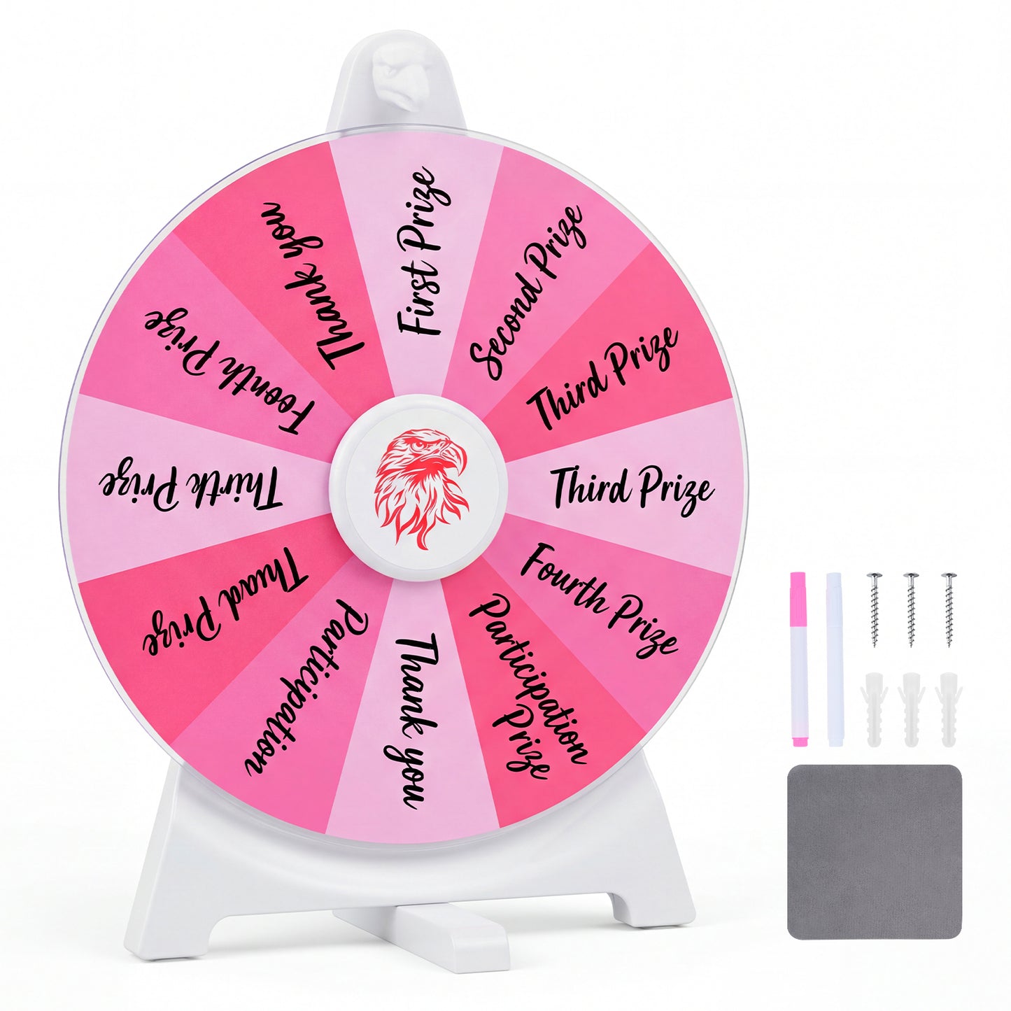 14 Slots Spin Wheel With Blackboard Marker, Pink Game Room Pink at Gallery Canada