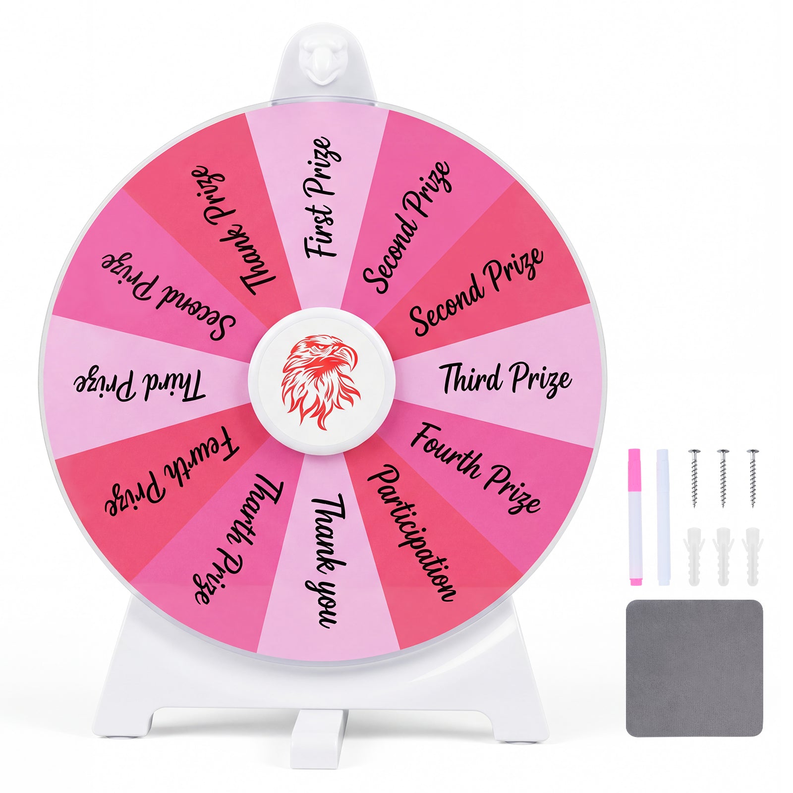 14 Slots Spin Wheel With Blackboard Marker, Pink Game Room at Gallery Canada