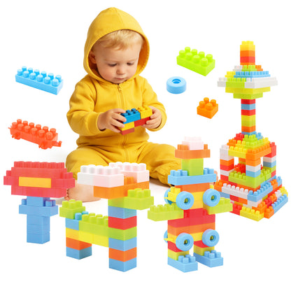 150 Pcs Toddler Building Blocks Toy STEM Montessori Early Learning Toys for 3+ year old Learning Toys at Gallery Canada