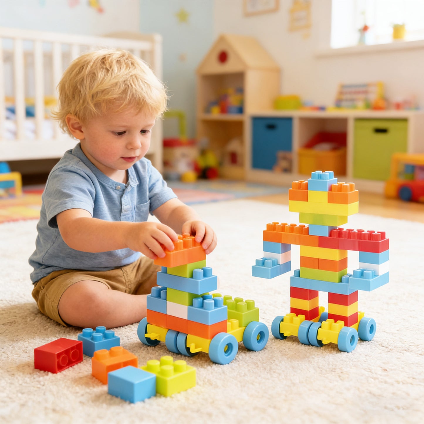 150 Pcs Toddler Building Blocks Toy STEM Montessori Early Learning Toys for 3+ year old Learning Toys at Gallery Canada