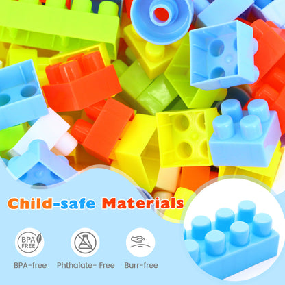150 Pcs Toddler Building Blocks Toy STEM Montessori Early Learning Toys for 3+ year old Learning Toys at Gallery Canada