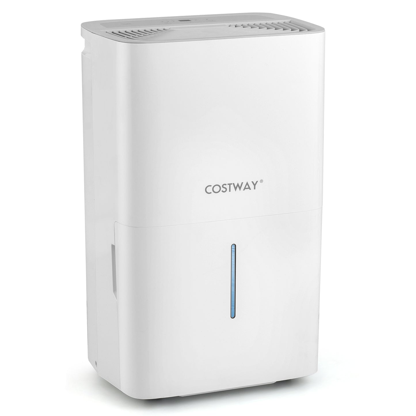 150 Pints Dehumidifier, 24H Timer, LED Display, White Dehumidifiers at Gallery Canada