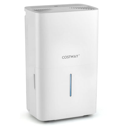 150 Pints Dehumidifier, 24H Timer, LED Display, White Dehumidifiers at Gallery Canada