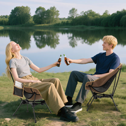 Portable Camping Chair with Compact Carrying Bag, Coffee Camping Furniture at Gallery Canada