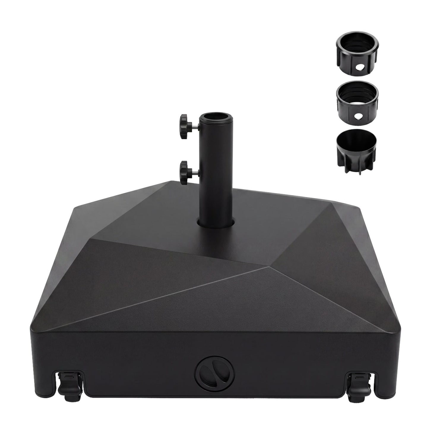154lbs Mobile Fillable Patio Umbrella Base, 4 Wheels Outdoor Umbrella Bases at Gallery Canada
