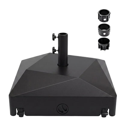 154lbs Mobile Fillable Patio Umbrella Base, 4 Wheels Outdoor Umbrella Bases at Gallery Canada