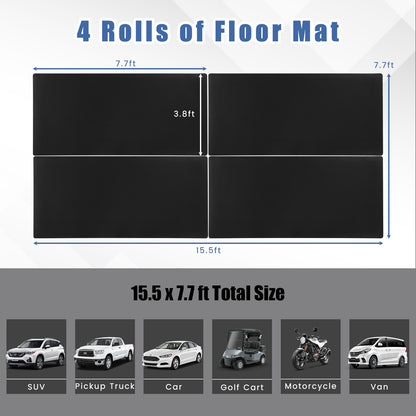 15.5 x 7.7 FT Garage Floor Mat 7 mm Thickened PE Flooring Rolls Pack of 4 Garages at Gallery Canada