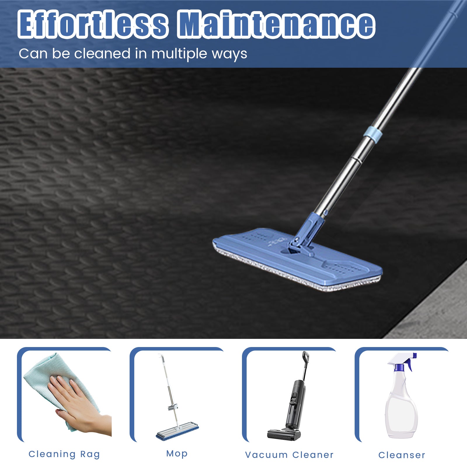 15.5 x 7.7 FT Garage Floor Mat 7 mm Thickened PE Flooring Rolls Pack of 4 Garages at Gallery Canada