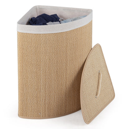 15 Gal Capacity Bamboo Laundry Hamper with Removable Liner-Natrual, Natural Laundry Baskets Natural at Gallery Canada