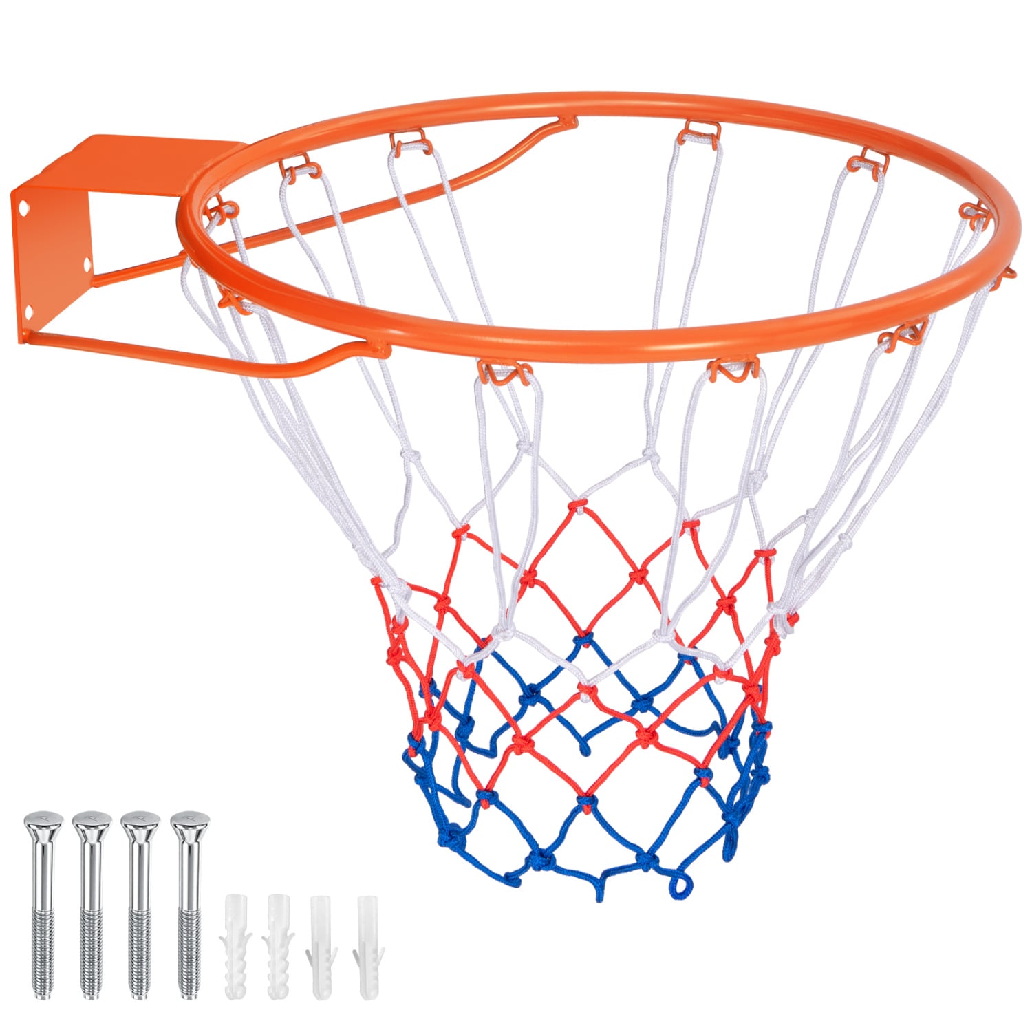 15 Inch Basketball Rim, All Weather Net, Orange Sport Equipments at Gallery Canada