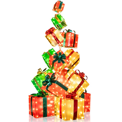 15 PCS Lighted Christmas Boxes, 483 LED Bulbs, Indoor Outdoor Christmas Decor & Accessories Options at Gallery Canada