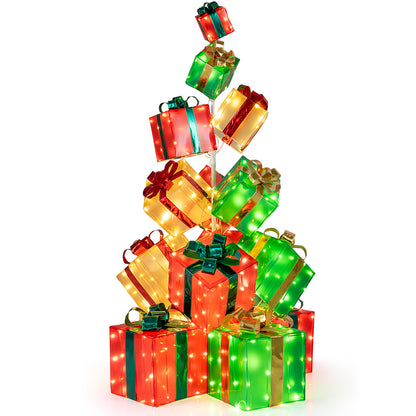 15 PCS Lighted Christmas Boxes, 483 LED Bulbs, Indoor Outdoor Christmas Decor & Accessories at Gallery Canada