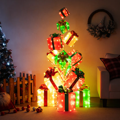 15 PCS Lighted Christmas Boxes, 483 LED Bulbs, Indoor Outdoor Christmas Decor & Accessories at Gallery Canada