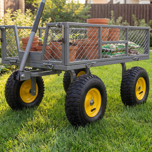 15 x 6.00-6 Tube-type Tires & Wheels 2 Pack 4 PR Tires, Yellow Garden Tools Yellow at Gallery Canada