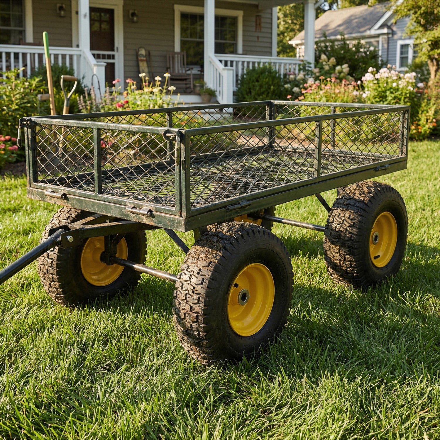 15 x 6.00-6 Tubeless Tires and Wheels 2 Pack 4 PR Tires, Yellow Garden Tools at Gallery Canada
