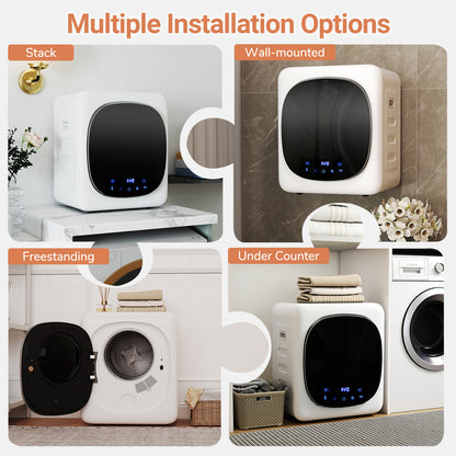 Portable Clothes Dryer Compact Drying Machine 800W Electric Laundry Dryer Dryers at Gallery Canada