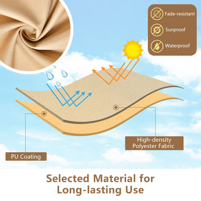 Patio Furniture Covers Waterproof Outdoor Conversation Covers for 3 Pieces Bistro Set, Beige Outdoor Furniture Accessories at Gallery Canada