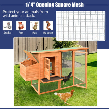 Hardware Cloth Galvanized Chicken Wire Welded Fence Mesh Roll Decorative Fencing & Flooring at Gallery Canada