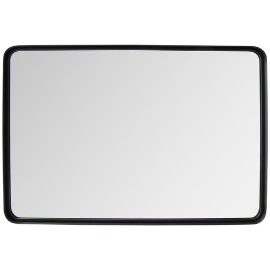 Rectangular Wall Mount Bathroom Mirror, Solid Steel Frame, L, Black Wall Mirrors Black at Gallery Canada