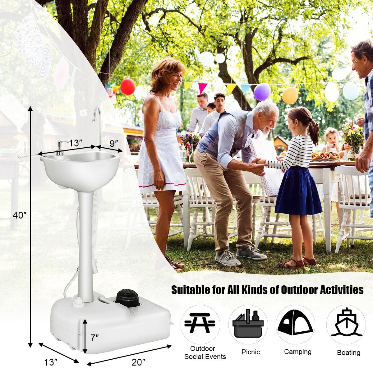 Portable Wash Sink, 5 Gallon Kitchen Tools at Gallery Canada