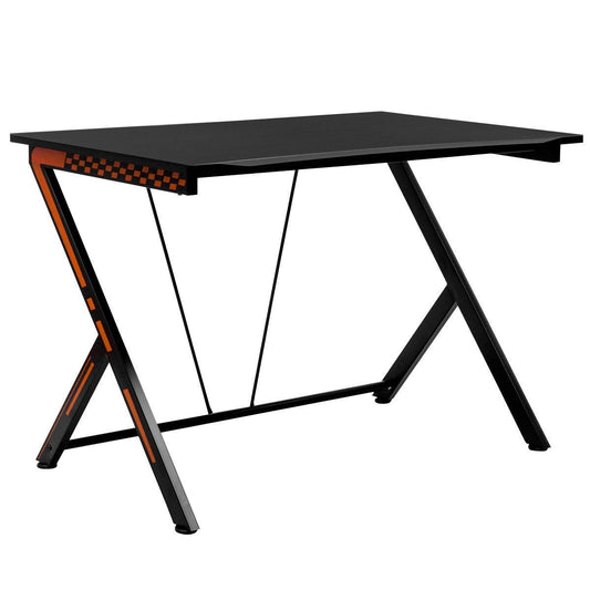 Home Office Modern Ergonomic Study Computer Desk for Small Space, Black at Gallery Canada