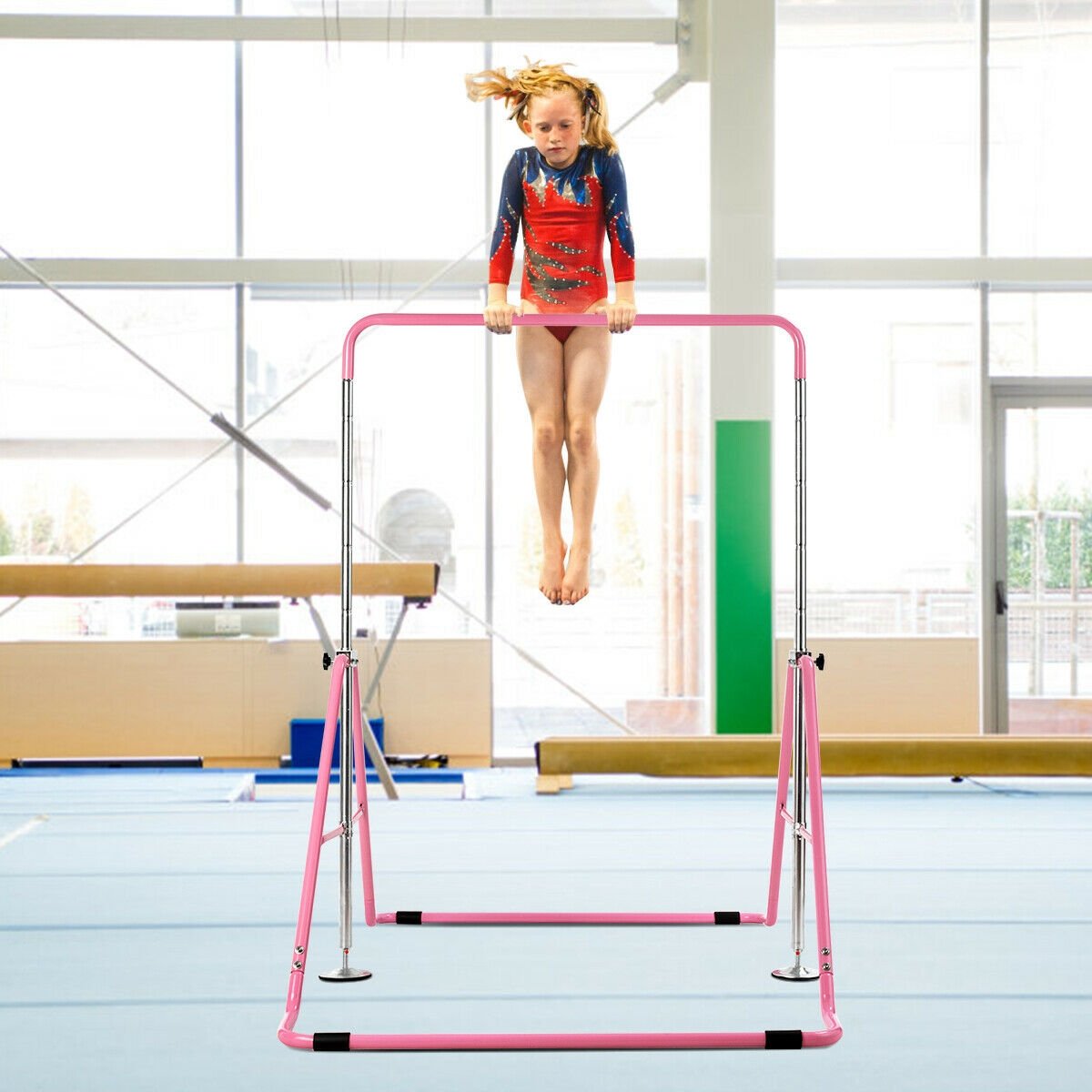 Expandable Gymnastics Training Bar for Kids, Pink at Gallery Canada