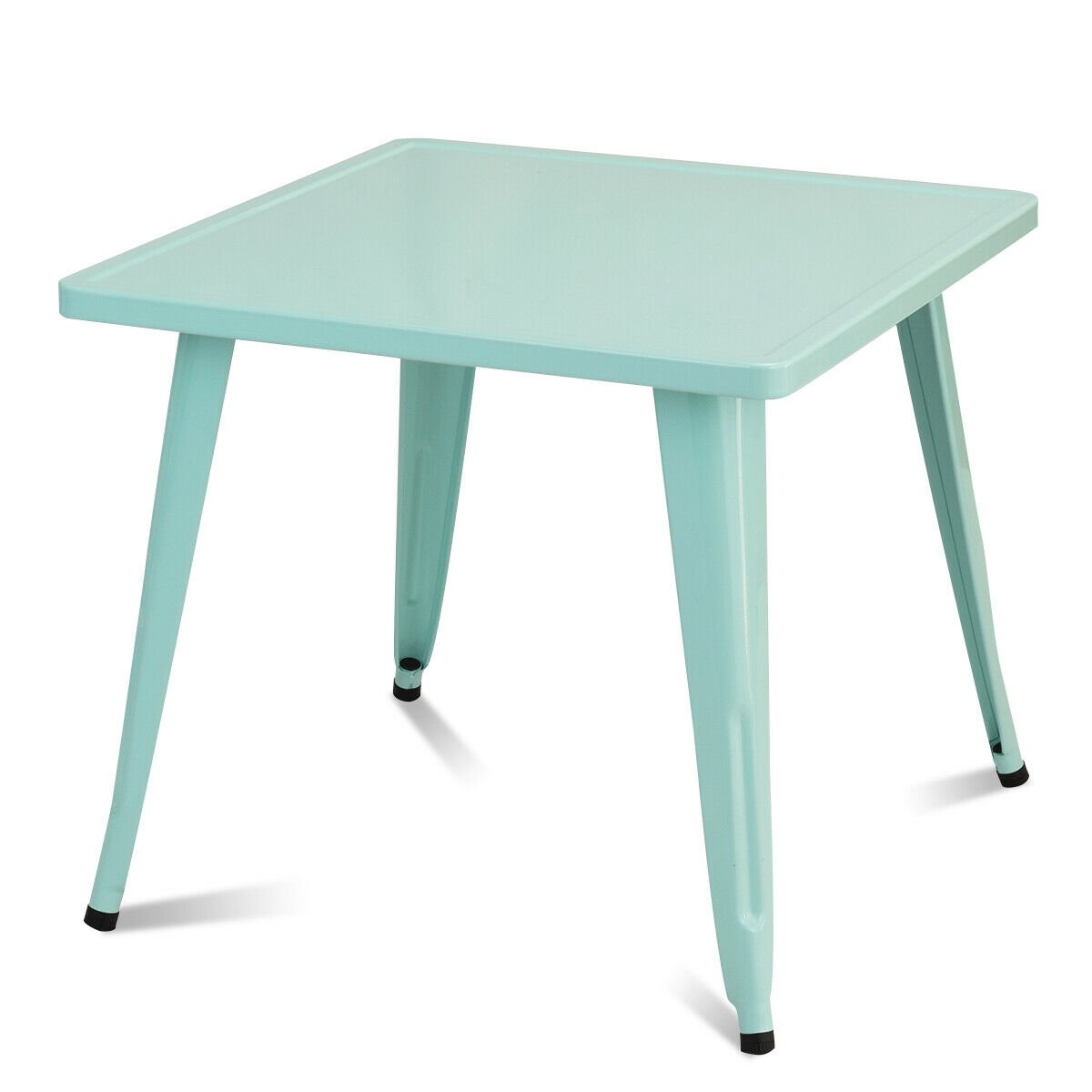 27-Inch Kids Square Steel Table Play Learn Activity Table, Blue Kids Table & Chair Sets Blue at Gallery Canada