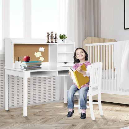 Kids Desk And Chair Set With Hutch, Bookshelves, White Kids Table & Chair Sets at Gallery Canada
