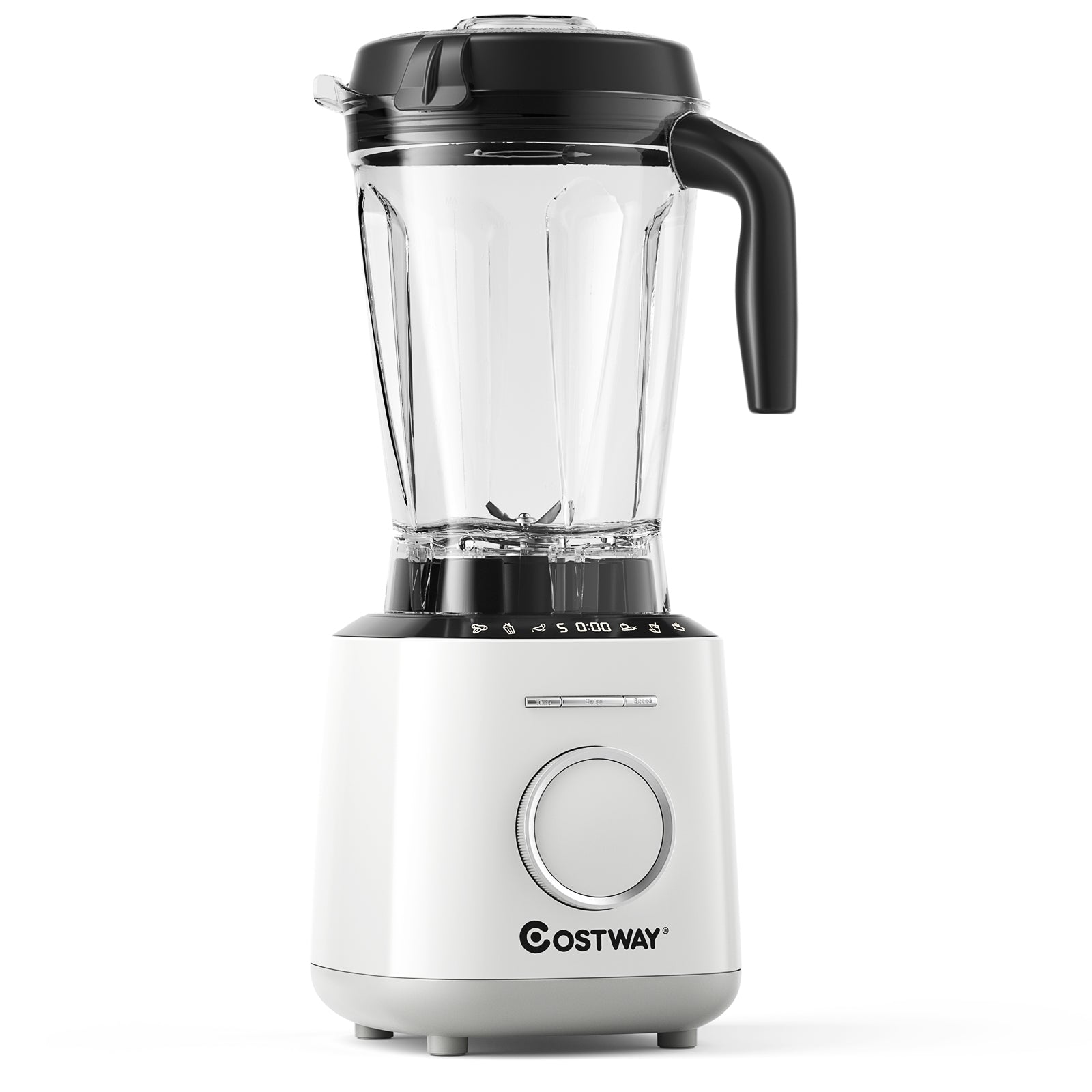 1500W Countertop Smoothies Blender with 10 Speed and 6 Pre-Setting Programs, White Food Mixers & Blenders at Gallery Canada