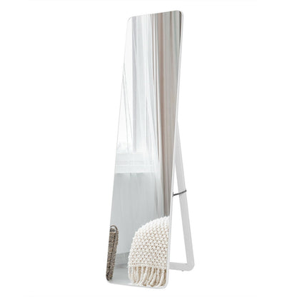 Frameless Wall Mountable Floor Mirror, Full Length, White Floor Mirrors at Gallery Canada