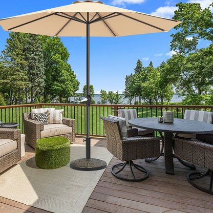 27 lbs Patio Market Umbrella Base Stand, Bronze Outdoor Umbrella Bases at Gallery Canada