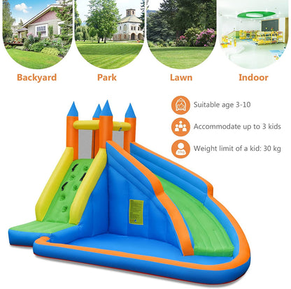Kids Inflatable Water Slide Bouncing House with Carrying Bag and 480W Blower Bounce House at Gallery Canada